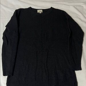 Wilfred Black Greyish Crewneck Sweater